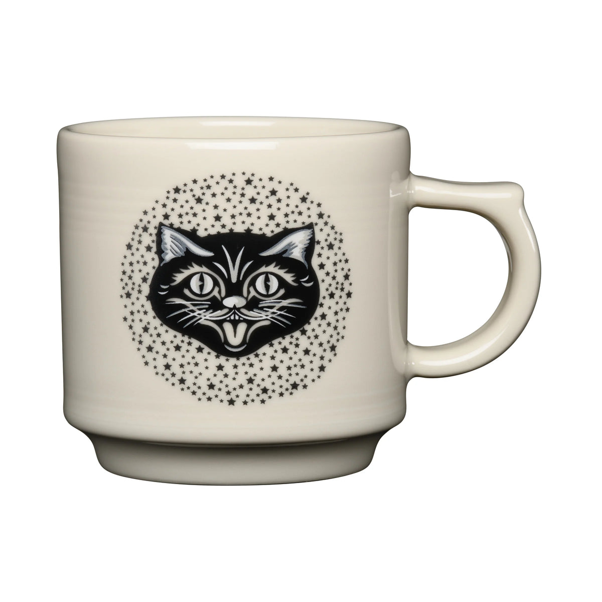 Black Cat Linen 16 OZ Stackable Mug