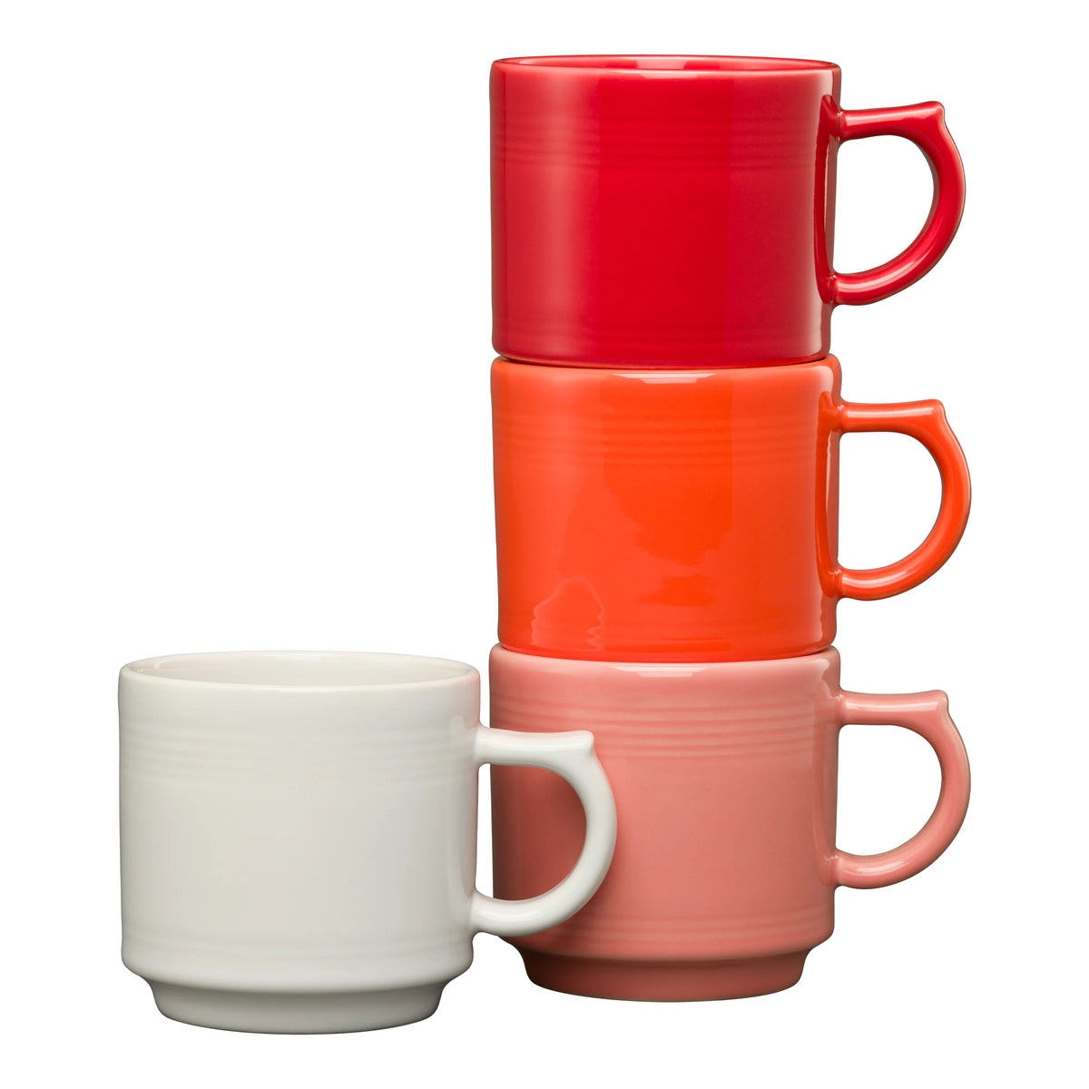 Retired Sunset Horizon 16 OZ Set of 4 Mixed Stackable Mug Set