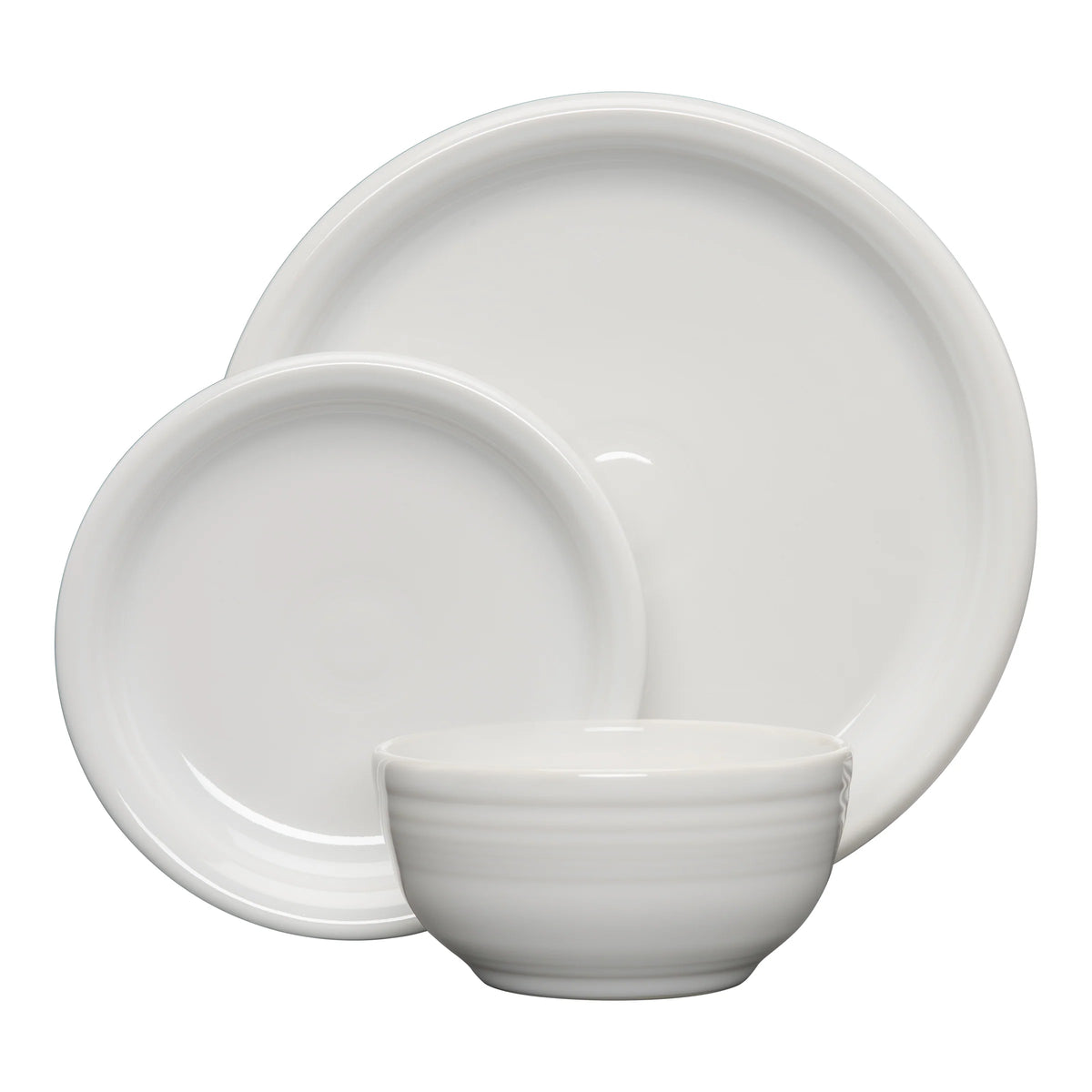 Bistro Coupe 3-Piece Dinnerware Set, Service for 1