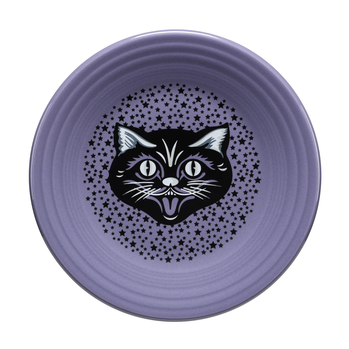 Black Cat Lavender Classic Rim 9 Inch Luncheon Plate