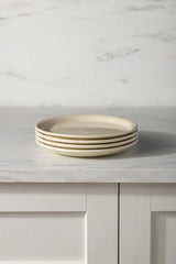 Linen Set of 4 Bistro Coupe 9 Inch Luncheon Plate