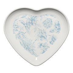 Retired Fiesta Botanical Floral 9 Inch Heart Shaped Plate