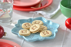 Snowflake Shaped Plate 9 Inch