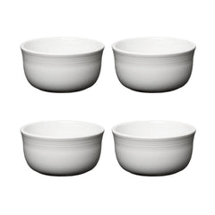 White Set of 4 All-Purpose 6-Inch 28OZ Gusto Bowls