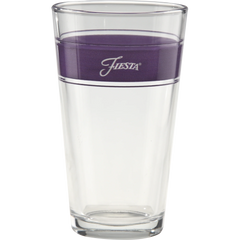 Lavender 16 oz. Frame Cooler Glass - Set of 4