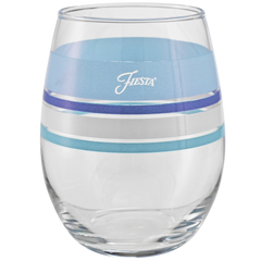 Coastal Blues 15 oz. Edgeline Stemless Wine – Set of 4
