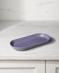 Lavender 11 7/8 Inch Oblong Serving Platter