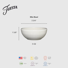 Retired Fiesta 3 3/4 Inch Mini Bowl 5 OZ