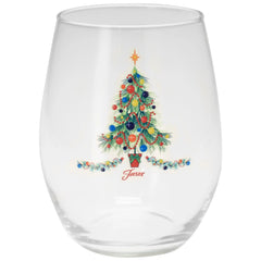 15 oz. Fiesta® Christmas Tree Stemless Wine – Set of 4