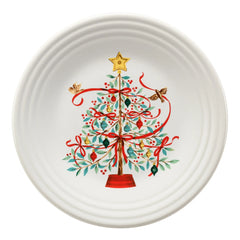 Holly Berry Christmas Tree Classic Rim 9 Inch Luncheon Plate