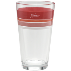 Horizon Sunset 16 oz. Edgeline Cooler Glass Mixed - Set of 4