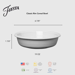 Classic Rim 6 7/8 Inch Cereal Bowl 19 OZ Foundry