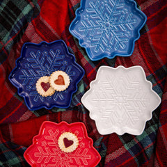 Snowflake Shaped Plate 9 Inch