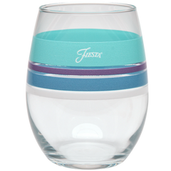 Retired 15 oz. Fiesta® Edgeline Stemless Wine Coastal – Set of 4