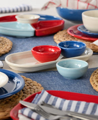 Americana Mixed Colors 4-Piece Condiment Set