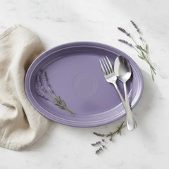 Lavender 13 5/8 Inch Large Oval Serving Platter