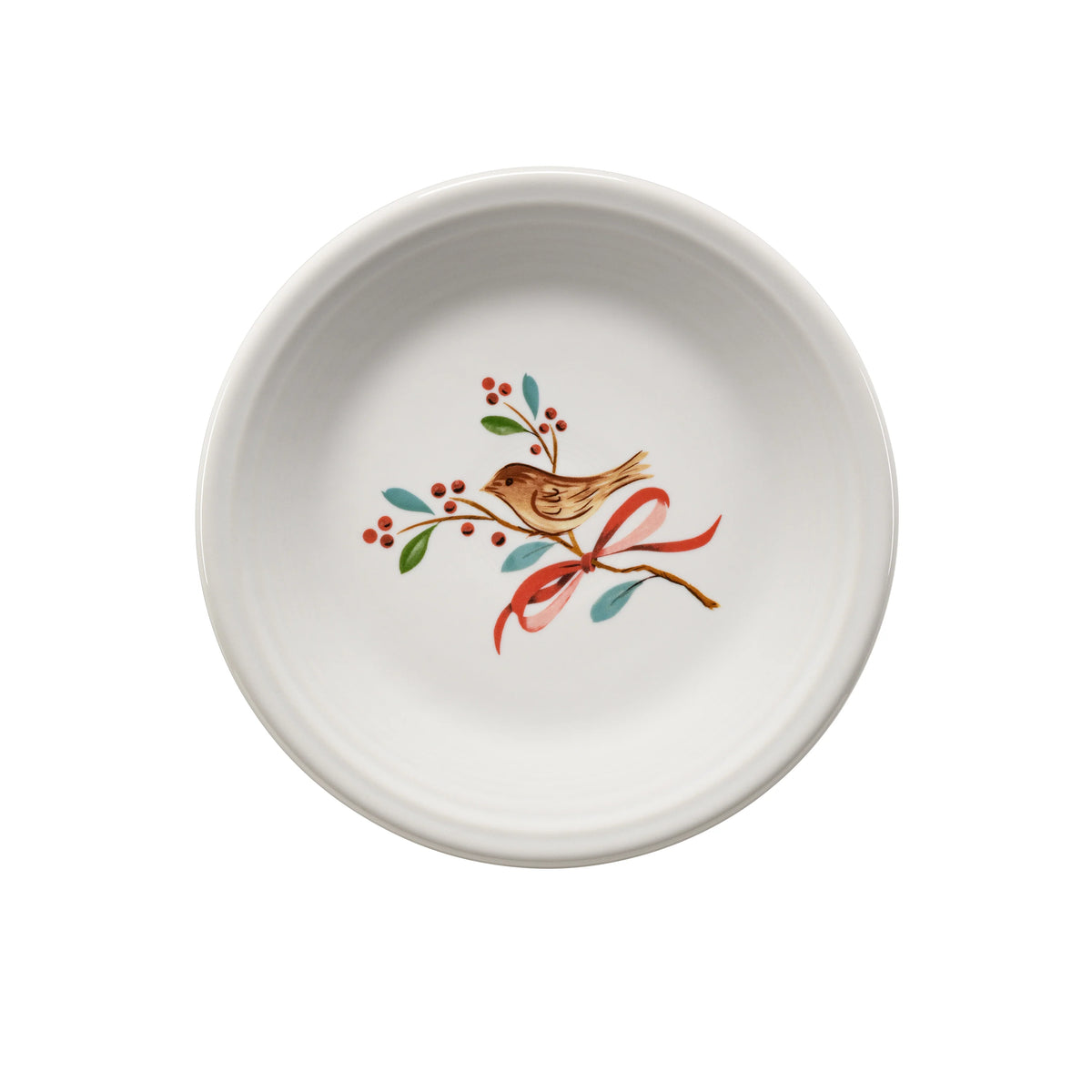 Retired Holly Berry Christmas Classic Rim 7 1/4 Inch Salad Plate