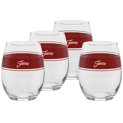 15 oz. Fiesta® Frame Stemless Wine Scarlet – Set of 4