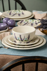 Lavender Bloom Classic Bistro 3-Piece Place Setting, Service For 1