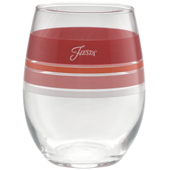 Sunset Horizon 15 oz. Edgeline Stemless Wine Glass Mixed – Set of 4