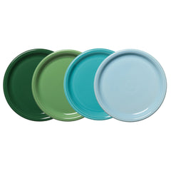 Mixed Aegean Bistro Coupe 10 1/2 Inch Dinner Plate, Set of 4