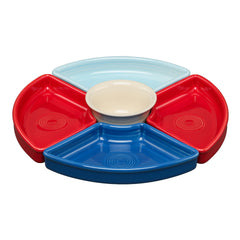 Americana 5-Piece Mixed Colors Entertaining Set 8 1/5 Inch