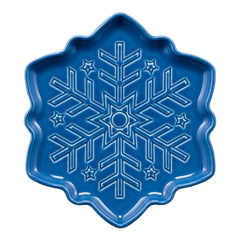 Snowflake Shaped Plate 9 Inch