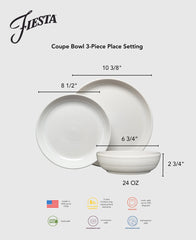 Retired Coupe Bowl 3-Piece Place Setting