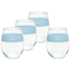 15 oz. Fiesta® Frame Stemless Wine Sky – Set of 4