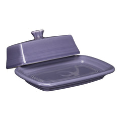 Lavender Extra Large Covered Butter Dish 8 1/8 Inch x 5 1/8 Inch