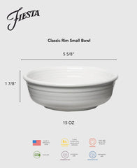 Lavender Classic Rim 5 5/8 Inch Small Bowl 15 OZ